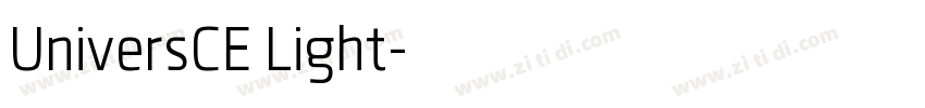 UniversCE Light字体转换